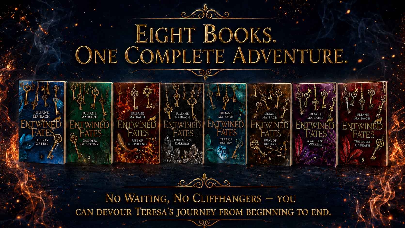 All eight books in the complete Entwined Fates series.